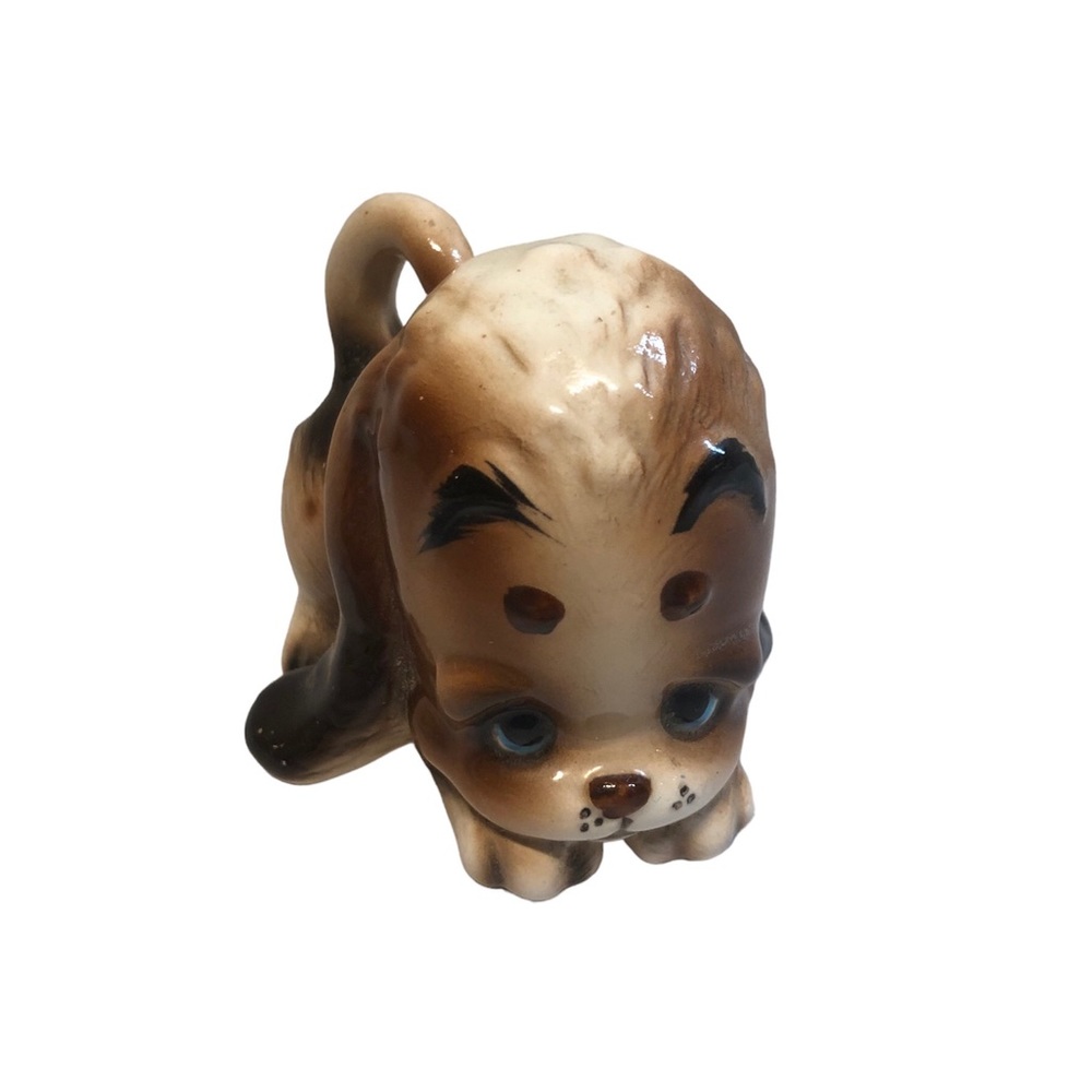 Vintage 1940s Gift craft made in Japan Porcelain Dog